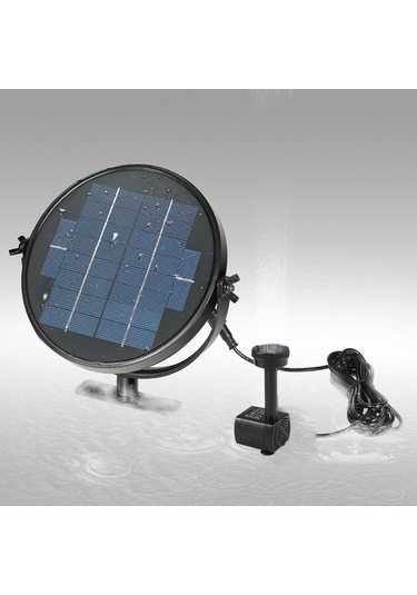 Decdeal 9v 3w Güneş Paneli Güneş Enerjili Şelale Daldırmalı Fırçasız Su Pompası Seti Kuş Banyosu Göleti İçin 190l/h 170cm Yükseklik