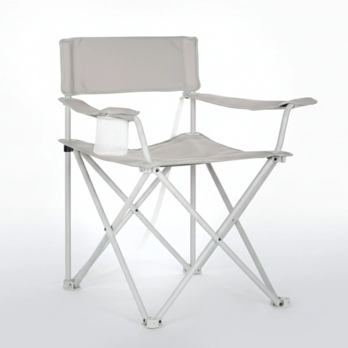 Kamp Sandalyesi Bahçe Sandalyesi Gri Açık Gri