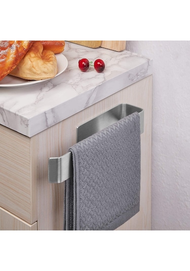 Zift Unique Paslanmaz Çelik Yapışkanlı Havluluk - Havlu Askısı 25 CM Krom