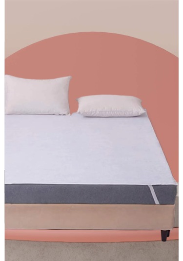 Mycey Sıvı Geçirmez Micro Alez 220x200 Cm Yatak Koruyucu Alez Beyaz