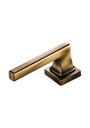 Doğanlar Techno Kare Rozetli Kapı Kolu Olifka Antik Sarı Wc