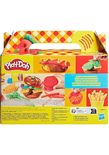 Play Doh Yiyecek Şekilleri Oyun Hamur Seti G1609 G1614 Izgara renkli