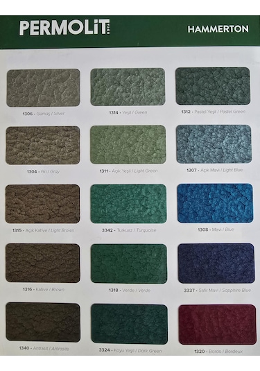 Permolit Hammerton Dekoratif Metal Boyası Çikolata 2.2 Lt.