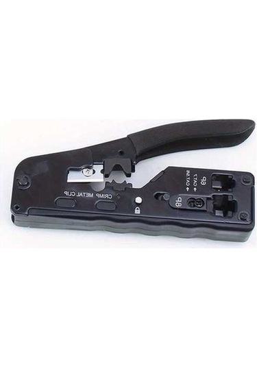 Besthome1 Modüler Veri Kablosu Crimper, Siyah Rj11-rj45 Tel Stripper