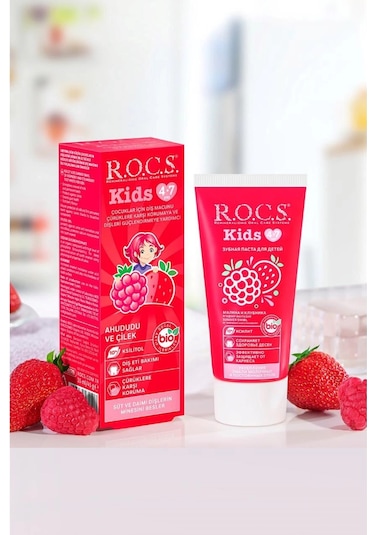 R.o.c.s. Kids 4-7 Yaş Ahududu Çilek Diş Macunu 35ml