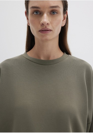 Mavi - Lux Touch Tencel Tm Modal Yeşil Sweatshirt 168837-87538 Yeşil