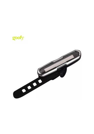 Mavi-sarı-kırmızı Çakarlı Usb Şarjlı 100 Lümen Bisiklet Stop Lambası Siyah - Kırmızı - Beyaz