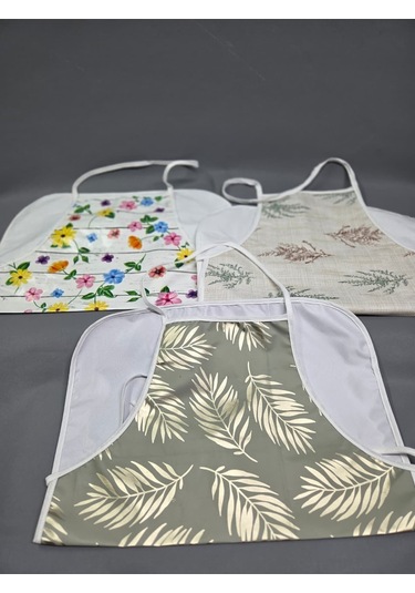 Su Geçirmez Pvc Muşamba Önlük Çeşitleri - 1 Adet 50 Cm Önlük Renkli, Biyeli Mutfak Önlüğü Başak Ev Tekstili