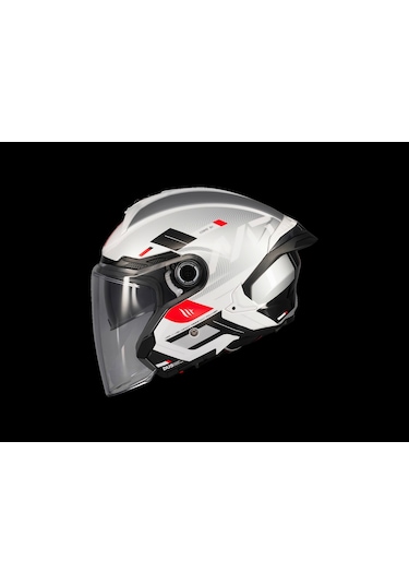 Mt Helmets Mt Cosmo Sv Silence A2 Gloss Gümüş Gözlüklü Motosiklet Kaskı Gümüş Gri
