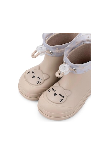 Igor Cc334-004 Mendi Gato Borreguito Çocuk Yağmur Çizmesi Bej