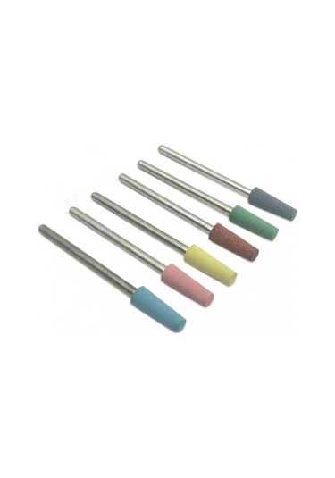 6 Adet/takım Kauçuk Silikon Tırnak Matkap Freze Kesici Manikür Ucu Cs6-14