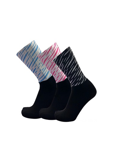 Youmex Spor Cuvalı Bisiklet Çorabı - Dayanıklı Nilon, Soluk, Sürekli Konumda, Unisex, Bisiklet/running/montaj İçin Mavi Mavi