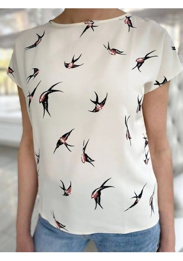 Nıka & Collectıon Ceket Altı Giyilebilen Kısa Kollu Bluz 74124990