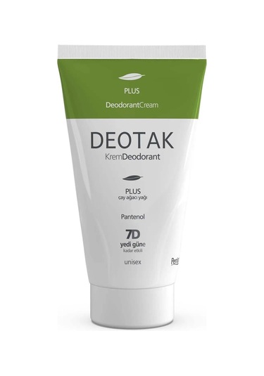 Deotak Plus Ekstra Koruma 7 Güne Kadar Etkili Krem Deodorant 35 ML x 2 Adet