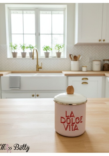 Dolce Vita Orta Boy Kavanoz 12 Cm Pembe