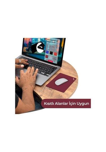 Golite Küçük Mouse Pad Bordo 18X22