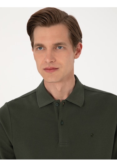 Pierre Cardin Erkek Koyu Yeşil Sweatshirt 50314048-vr079 Koyu Yeşil