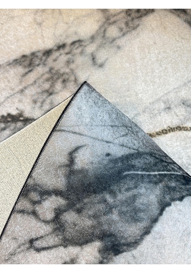 Dijital Kaymaz Yıkanabilir Renkli Modern Salon Halısı Mutfak Halısı Yolluk Balkon Halısı Ev Dekor Krem - Gri - Altın - Açık Mavi