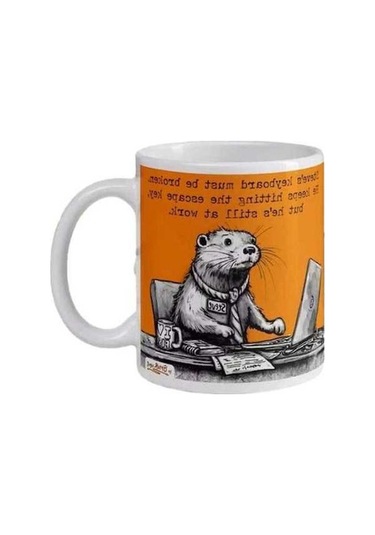 Createtech Steve Kupalar Deniz Otter Çay Bardağı - Seramik Kupa Yaratıcı Komik Kupa Diğer