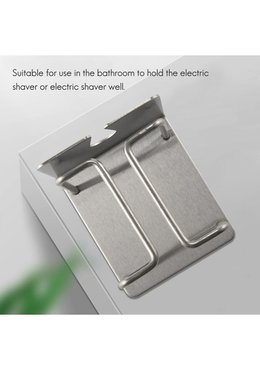 Xiaaokeji Elektrikli Tıraş Makinesi Tutucu Duvara Monte Kendinden Yapışkanlı Paslanmaz Çelik