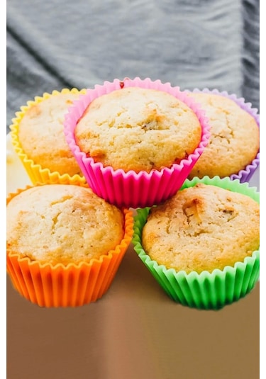 6lı Silikon Kek Kalıbı Royaleks-oky-002 Çok Renkli