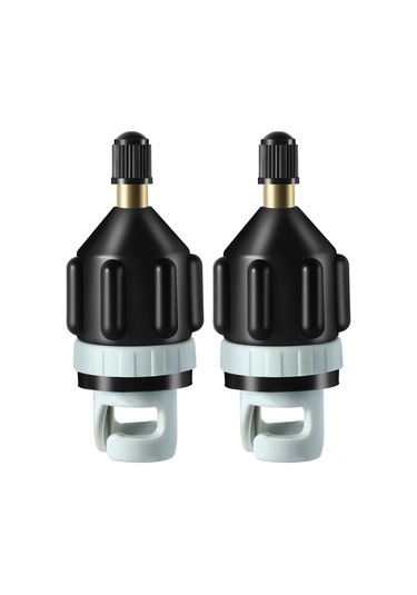 Ximistore9 Sup Ve Kayık Hava Valfi Adaptörü - Araç Pompa Bağlantısı, Hızlı Şişirme, Siyah, 2 Adet