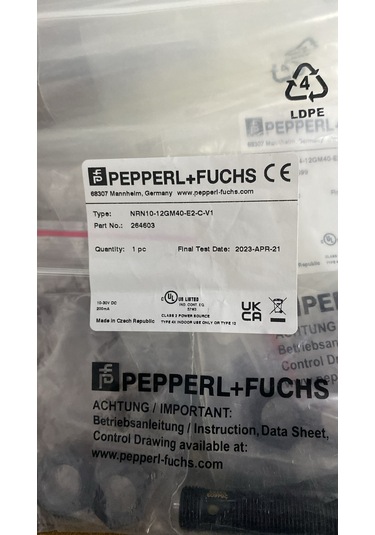Pepperl Fuchs 264603 Nrn10-12gm40-e2-c-v1 P+f Yakınlık Sensörü