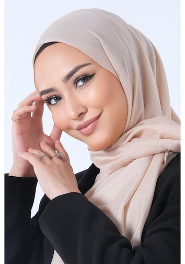 Harem Scarf Brisa Vual Şal - Nohut - Açık Bej