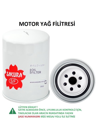 Nissan Terrano 2 96-07 Patrol 86-01 Pick Up 98-05 Yağ Filitresi