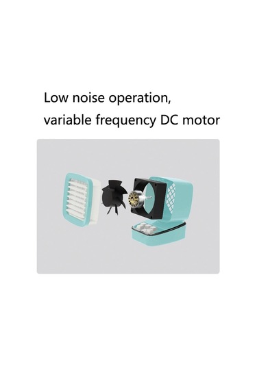 Cbtx A5 Mini Nemlendirici Soğutma Klima Fanı Usb Ev Masaüstü Su Soğutma Fanı Nane i