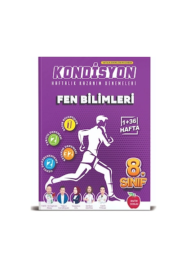8. Sınıf Fen Bilimleri Kondisyon + Denemesi 37 Hafta  -  Fatih Süleyman Akay  -  Newton Yayınları