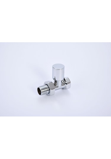 Metal Volanlı Krom 1/2 PPRC Vana - Düz Vana - Radyatör ve Havlupan Vanası