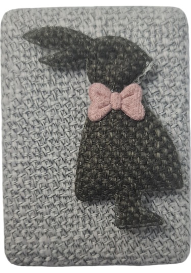 Gigi Panda Tavşan Örgü Motif Desenli Katlanır Makyaj Aynası