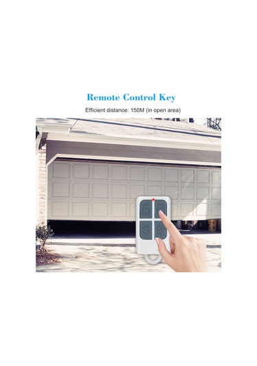 Konesam 4 Tuşlu 433mhz Kablosuz Kumanda 1527 Çipi - Güvenlik Alarmı İçin Asker/çıkar/sos/ev Modu, Pil Dahil Wl-8w