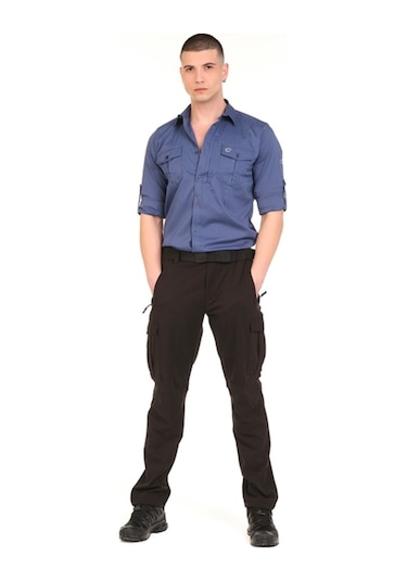 Q&Steinbock Zeus Cargo Trousers Erkek Pantolon Siyah