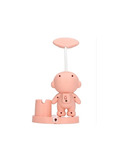 Larimar Led Astronot Masa Lambası Ve Kalemlik - 9078471998110lmr Çok Renkli