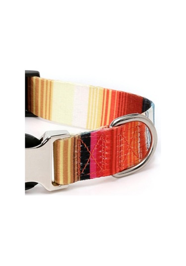 Pet Etnik Tarzı Yaka For S: 1.5x27-43cm Mavi Turuncu For M: 2.0x32-52cm Koyu Kahverengi