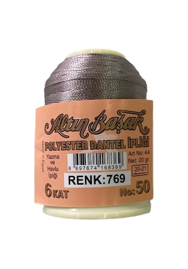 3 Adet Altınbaşak Oya Ve Dantel İpi 20 Gr - Royaleks - No: 769