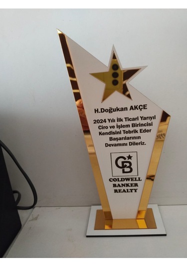 Hediyelik Plaket Gazi / Emlak /sevgili / Şiir Yarışması V.b. Altın - Gümüş