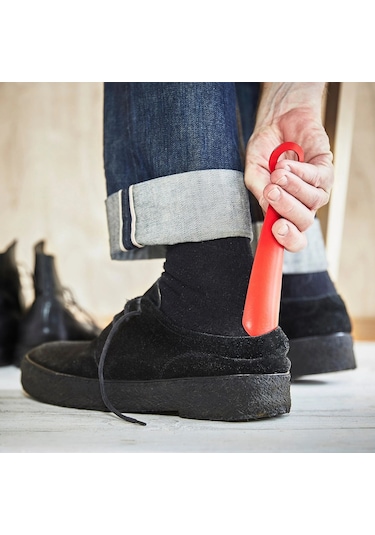 Ayakkabı Çekeceği Uzunluk:18 Cm İkea Metal Kerata Kırmızı Çekecek