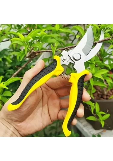 Pruner Bahçe Makası Profesyonel Keskin Bypass Budama Makası Ağaç