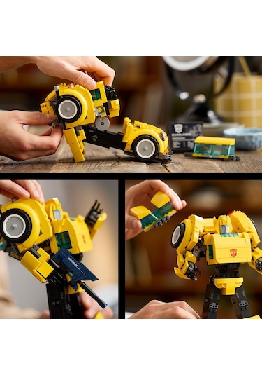 LEGO® Icons Transformers Bumblebee 10338 - Yetişkinler İçin Koleksiyonluk Robot Aksiyon Figürü Yapım Seti (950 Parça)