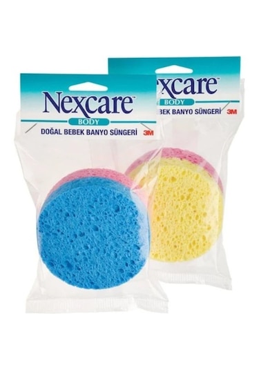Nexcare Body Doğal Bebek Banyo Süngeri 2'li