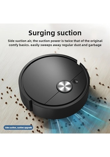 Xuweiwei Beyaz Xfy015 Kompakt Mini Robot Supurge Pil Olmadan Guclu Emis Ev Otel Ofis Temizligi