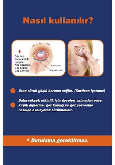 Blephari-tto Göz Çevresi Bakım Jeli 20ml Panthenol // Hydrolyzed // Triethanolamine