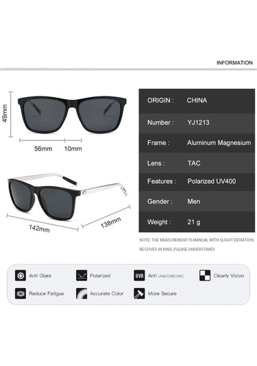 Erkekler İçin Alüminyum Magnezyum Polarize Güneş Gözlüğü Uv400Kare Güneş Gözlüğü Kadın Gümüş Aynalı Gümüş