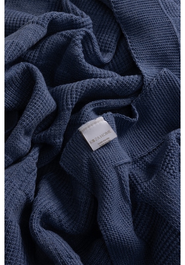 Plaid İndigo Çift Kişilik Battaniye 200x220 15015 Indigo