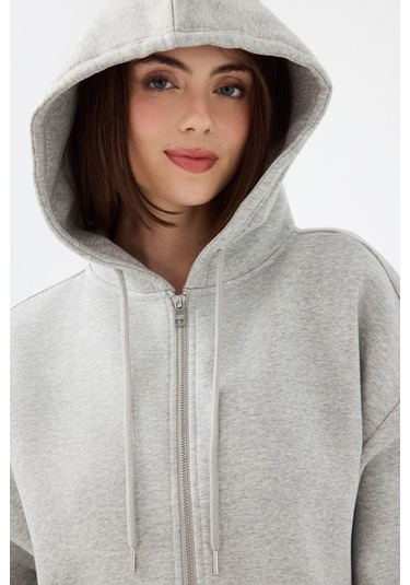 Loft Kadın Sweatshirt Gri