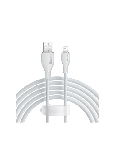 Baseus Pudding Serisi 2.4a Usb - 8 Pin Hızlı Şarj Veri Kablosu, Uzunluk:2m Cbtx