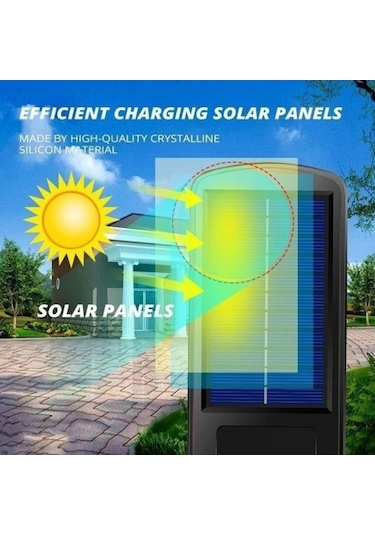 Pazly Yeni Süper Su Sokak Sensörü Parlak Modlu Lambası Kısılabilir Jms Iş Hareket Güneş Geçirmez Enerjili Duvar Bahçe Ayd. 600w 53938941 Oj 600w